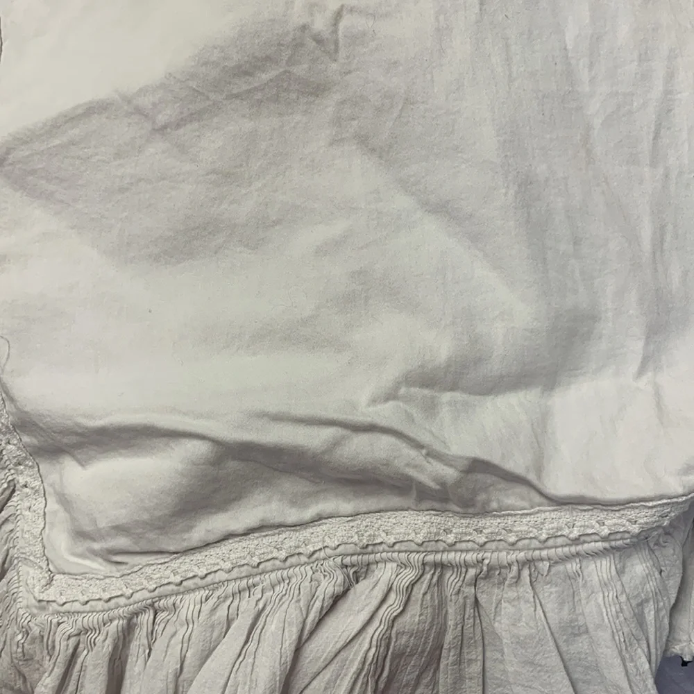Anthropologie ruffled sateen spa euro sham gray x 1 new out of package
